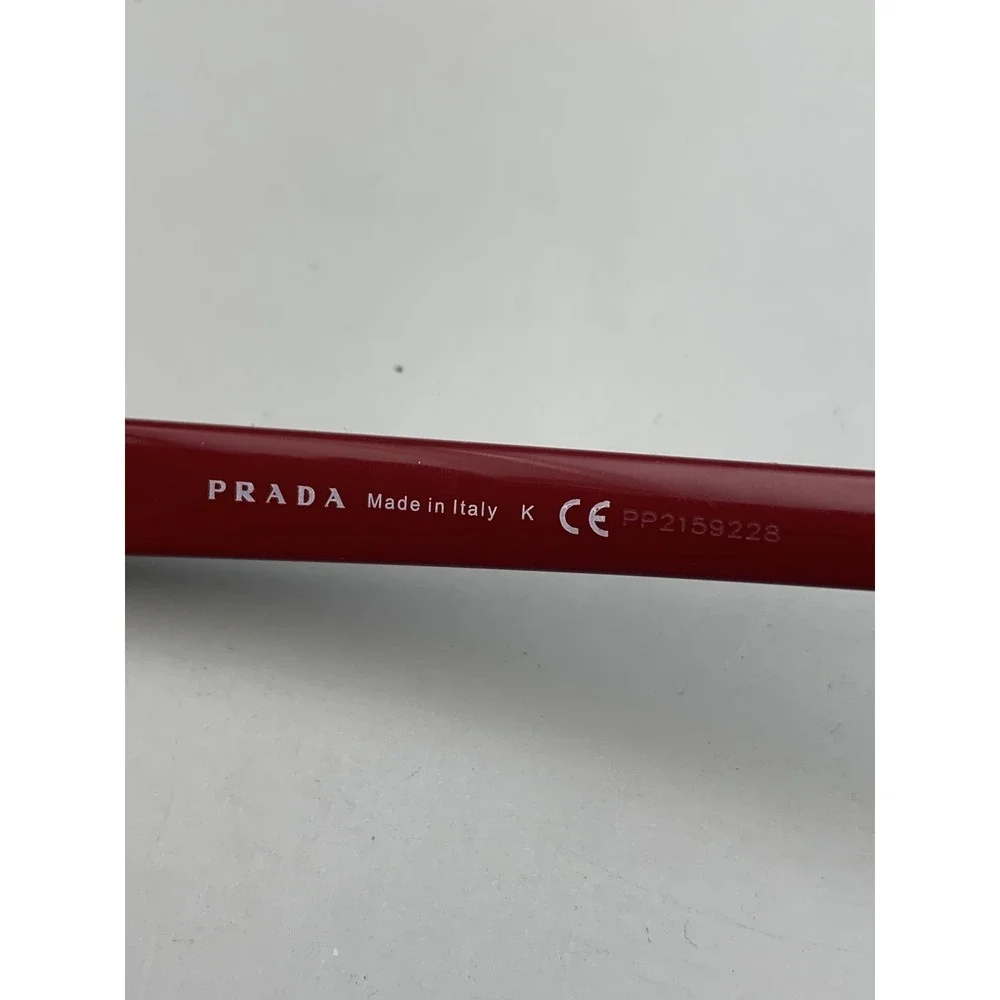 Prada Sunglasses Womens SPR 04V 57 Square Made in Italy Designer Eyewear